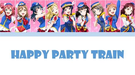 [love Live Sunshine] Aqours Happy Party Train Color Coded Lyrics Youtube