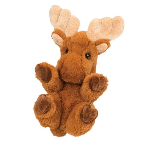 Douglas Cuddle Toys Brown Moose Lil Handful 6