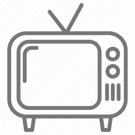 Channel Media Screen Television Tube Tv Watch Icon