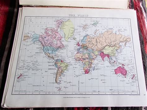 Stanfords London Atlas Of Universal Geography Quarto Edition With