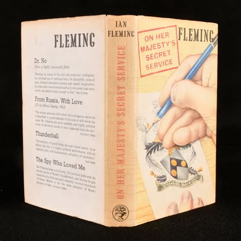 On Her Majesty S Secret Service By Ian Fleming Fine Cloth 1963 First Edition Rooke Books Pbfa