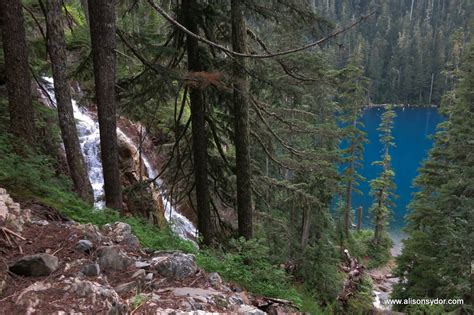 Hanover Falls And Hanover Lake On The Howe Sound Crest Trail Photo