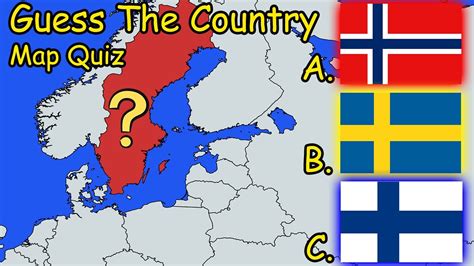 Guess The Country From The Map Quiz Youtube