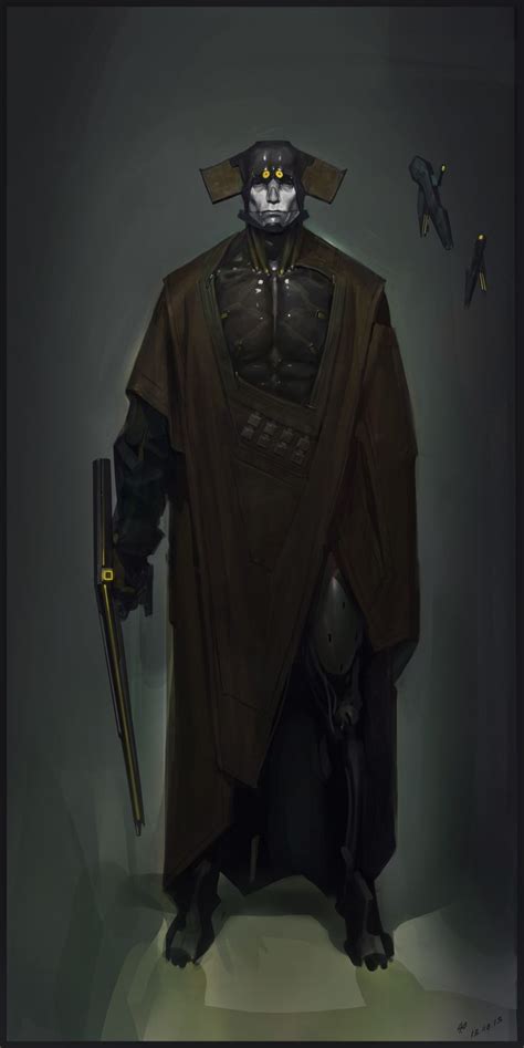 Legendary Hunter Timur Mutsaev Cyberpunk Character Concept Art