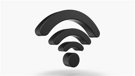 Wifi Symbol D Turbosquid