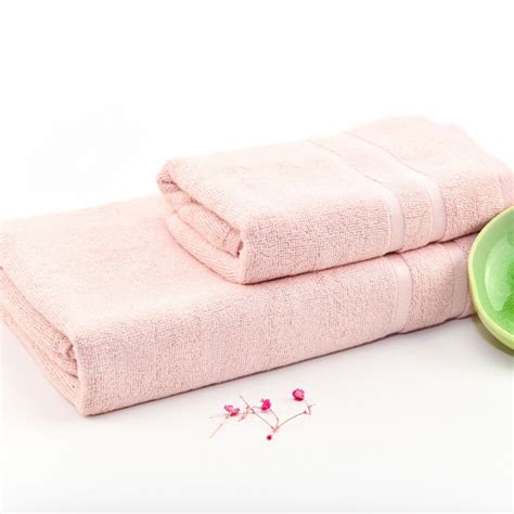 100 Bamboo Fiber Towel Set Bath Hand Towel High Quality For Beach