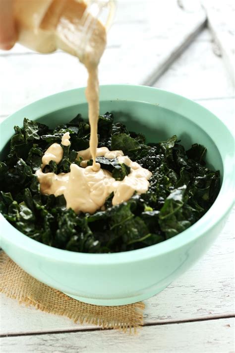 Kale Salad With Tandoori Roasted Chickpeas Minimalist Baker Recipes