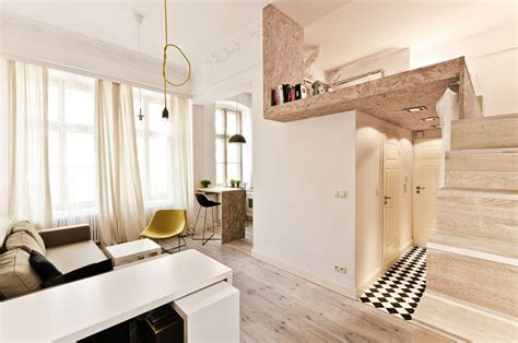 Lofty Vision Clever Tiny Apartment Design Is High On Style