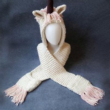 Knit 4 rows garter stitch. Knitted Unicorn Hat And Scarf Set | Hat, scarf sets ...