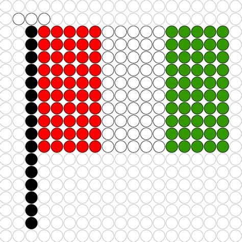 Vlag stroken, ideaal om bijv. Kralenplank Vlag Italië | Pixel art, Punto croce, Bandiera