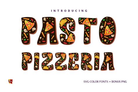 Pasto Pizzeria Color Font