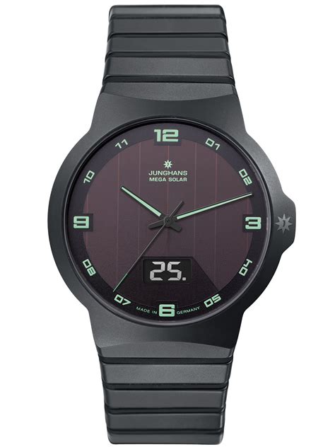 Junghans Funk Solar Herrenuhr Force Keramik 018143644