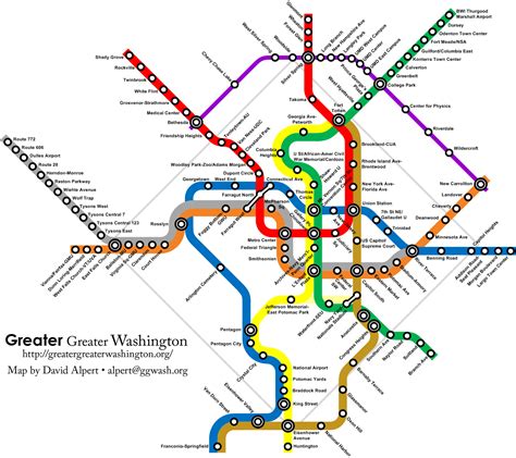 Wmata Fantasy Combo Map Greater Greater Washington