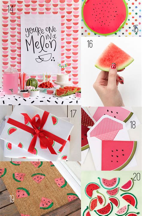 20 Watermelon Diys Tell Love And Party