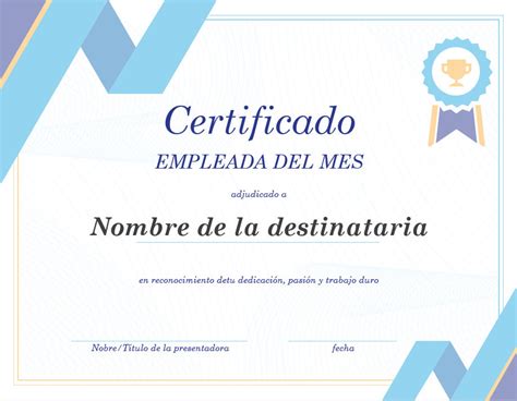 Certificado de empleado del mes Etsy España
