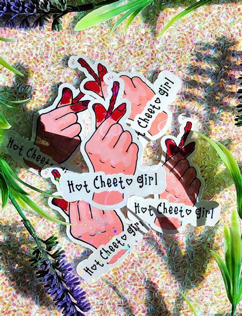 Hot Cheeto Girl Hot Cheeto Gang Hot Cheeto Queens Stickers Flaming Hot Red Fingers Ts