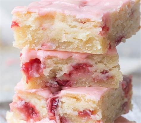 Strawberry Lemon Blondies Are So Good Youll Want To Make 2 Batches