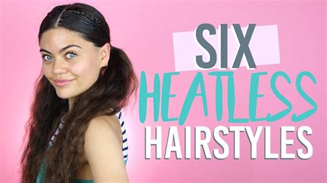 Easy Heatless Hairstyles And How I Do My Heatless Waves Youtube
