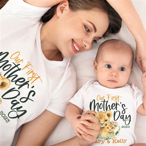 First Mothers Day T New Mom T Our First Mothers Day Shirt 1st Mothers Day T First