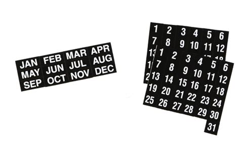 Calendar Magnets For Whiteboard