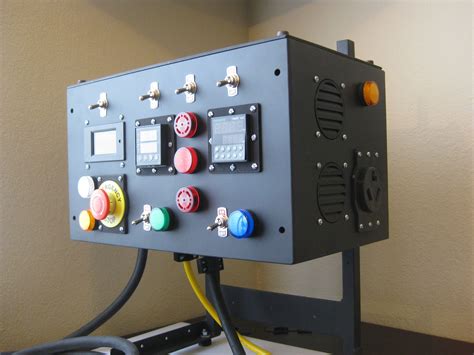 I created a base out of an electrical box extension, cover plate i saw (a long time ago, possibly here on instructables) where someone made a powder coating booth/oven out of an old metal filing cabinet. Diy Powder Coating Oven Wiring Diagram Best Of | Wiring Diagram Image