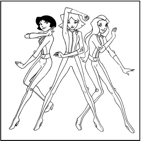 Coloring pages for children of all ages! Totally Spies Character Coloring Pages For Kids #gIs ...