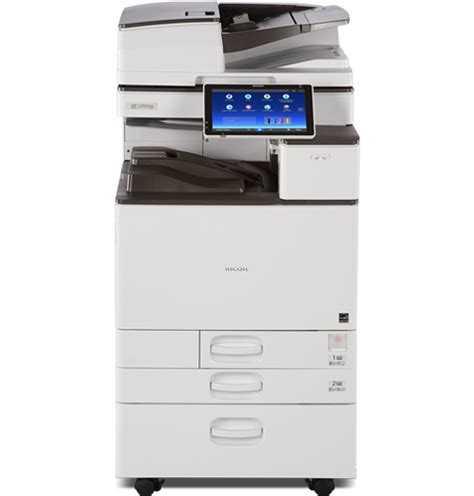 Ricoh mpc3004ex can perform copy/print output speed up to 30 ppm and will be equipped with a resolution of up to 1200 x 1200 dpi so as to produce sharper and better prints, this printer only takes the first print time of we have provided a download link to ricoh mpc3004ex driver below this article. MP C3504ex Color Laser Multifunction Printer | Ricoh USA