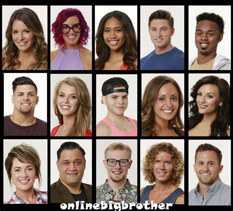 Big Brother 20 Cast Reveal Onlinebigbrother Spoilers