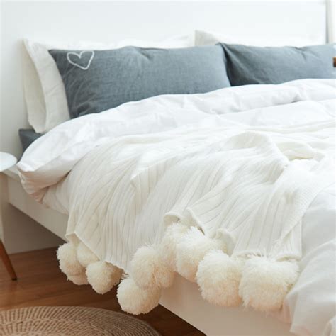 Pom Pom Blanket | eBay