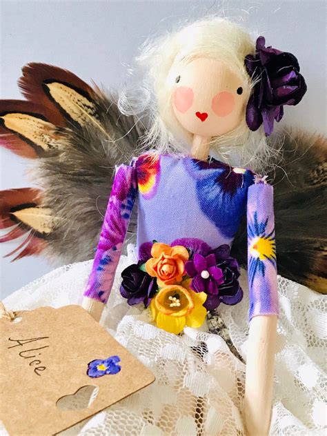 Handmade Vintage Fairy Doll Heirloom Dollhandmade Doll Etsy Uk