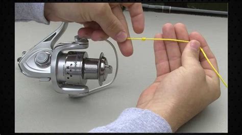 How To Install Fishing Line On An Open Face Reel Outer Ask