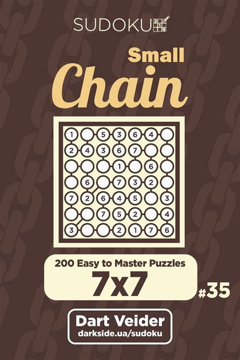 Small Chain Sudoku Small Chain Sudoku 200 Easy To Master Puzzles 7x7