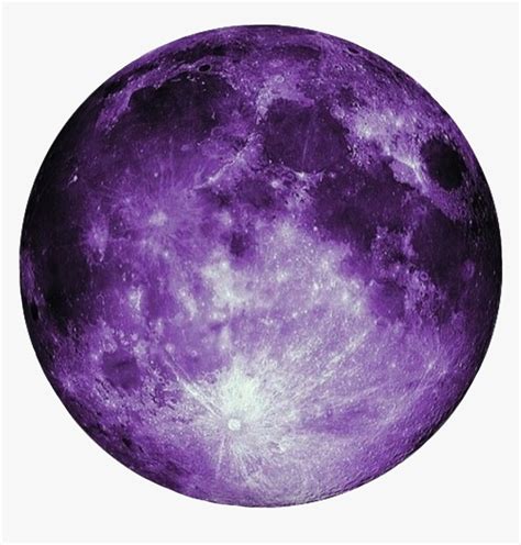 Beautiful Purple Moon Purple Moon Freetoedit Full Moon Hd Png