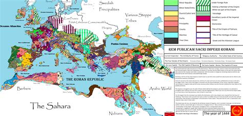 The Roman Empire Turned Into The Holy Roman Empire Rimaginarymaps