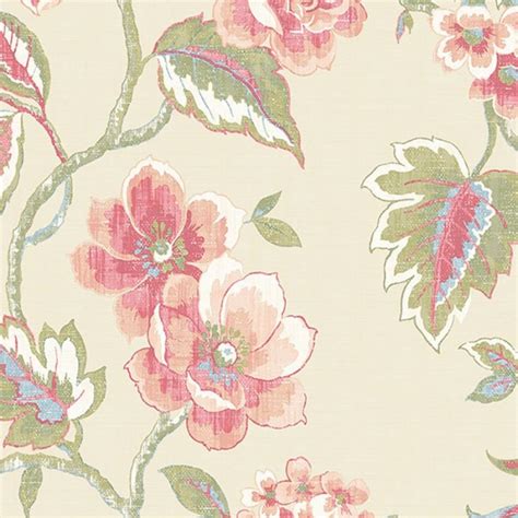 Ab42437 Jacobean Floral Wallpaper Discount Wallcovering
