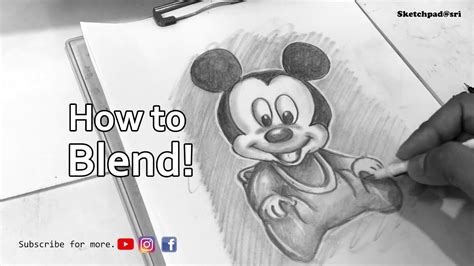 What Is Blending For Beginners Pencil Sketching Youtube
