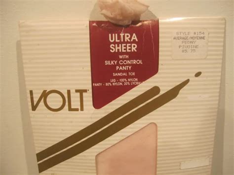 Vintage Volt Silky Ultra Sheer Pantyhose Nylons Stockings Medium M Pink 5 29 Picclick