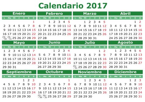 Spanish Calendar 2017 Imagenes Educativas