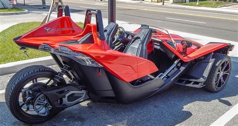 It combines the excitement of a motorcycle with the additional safety and stability of a car at a fraction of the price! Polaris Slingshot three wheel motorcycle/sports car ...