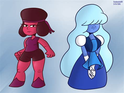 Ruby And Sapphire By SB99stuff On DeviantArt