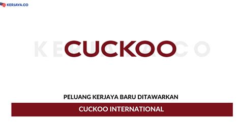 At cuckoo, we have made it our mission to push the boundaries of our capabilities, so that we are able to not only further improve lives by meeting the. Jawatan Kosong Terkini CUCKOO International ~ Eksekutif ...