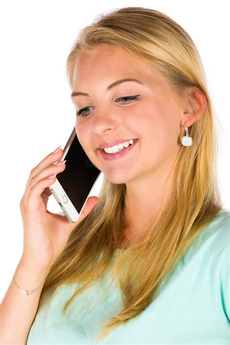 Woman Talking On A Phone Free Stock Photo Public Domain Pictures