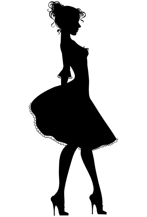 Free Silhouette Of A Girl Download Free Silhouette Of A Girl Png