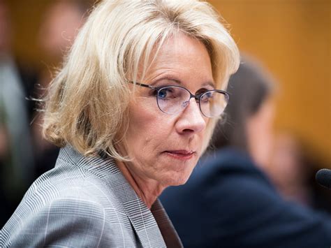 Survivors Of Campus Sexual Assault Protest Outside Betsy Devos Office