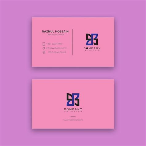 Premium Vector Professional Corporate Business Card Design And Template
