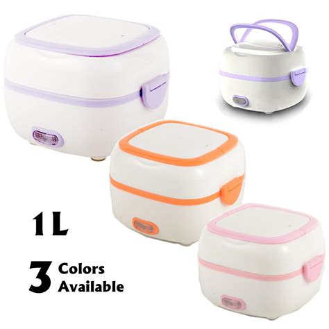 New 1l Multifunctional Electric Steamer Lunch Box Mini Rice Cooker