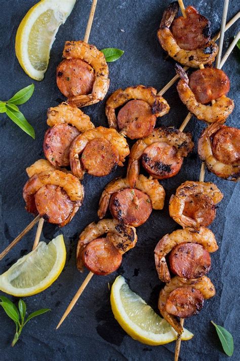 Shrimp And Chorizo Skewers 21 Killer Kebabs To Serve At Your Next BBQ