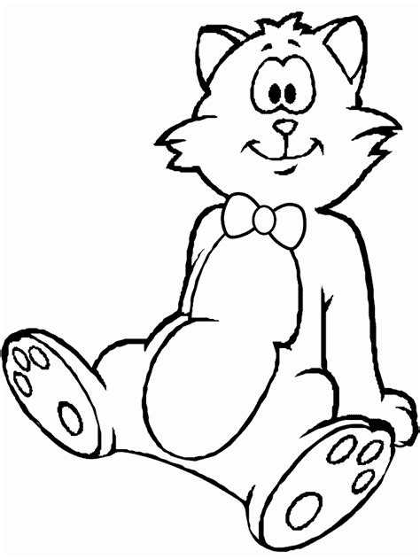 Katten Kleurplaat » Animaatjes.nl