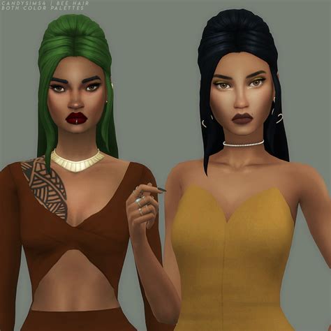 Bee Hair From Candy Sims 4 • Sims 4 Downloads