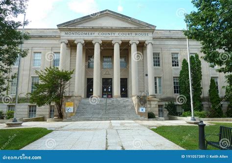 The Montgomery County Maryland Courthouse Building Editorial Stock